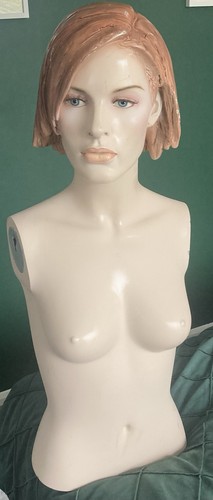 Vintage female mannequin head - vintage,