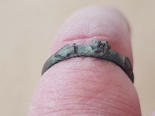 Very rare intact post - very, medieval