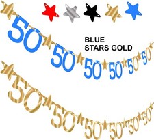 50th birthday banner NUMBER 50