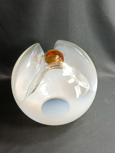Vintage murano white - white, cased