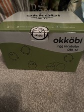 OKKOBI OBI-12 Egg Incubator White & Yellow
