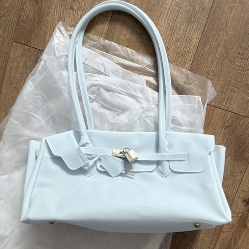 Light blue jelly tote - light,