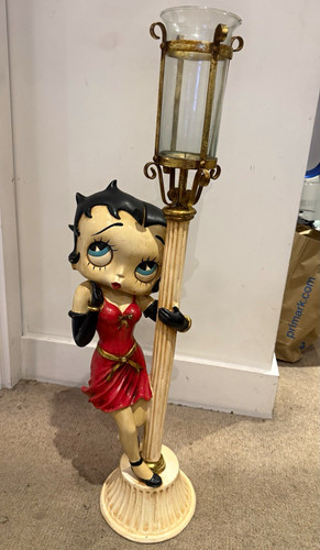 Betty boop figurine lamp - betty, lamp,