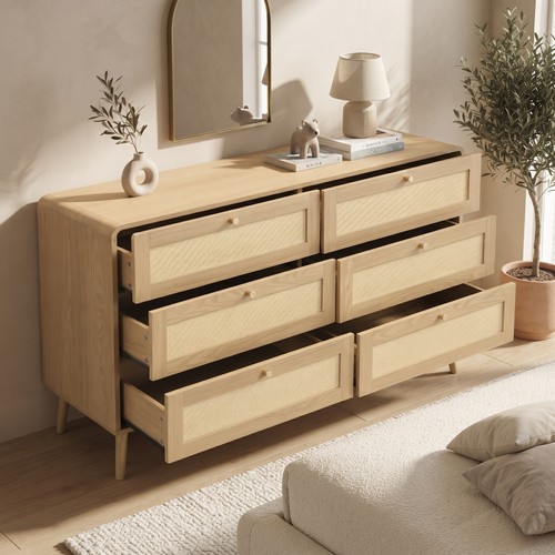 Rattan storage chest - rattan,