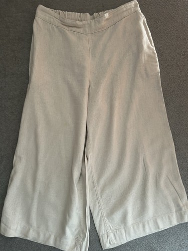 Women wide leg linen - wide,