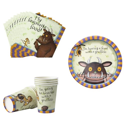 Gruffalo party tableware - tableware, set