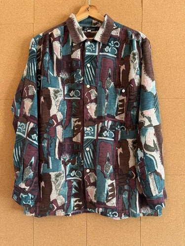 Vintage silk shirt - vintage, small
