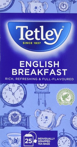 Tetley english breakfast black - english,