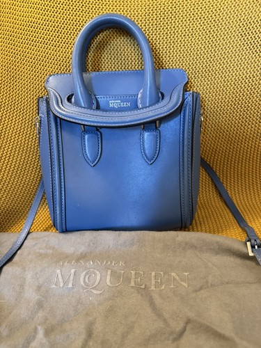 Alexander mcqueen blue - mcqueen, leather