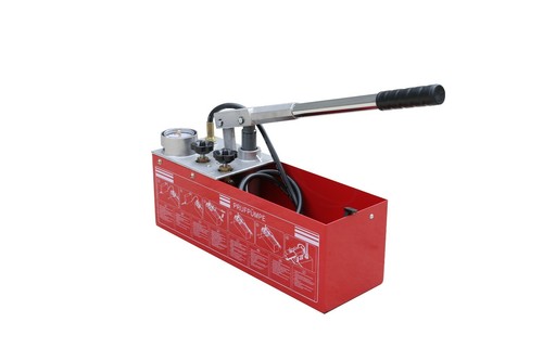 Hydraulic manual pressure test - pressure,
