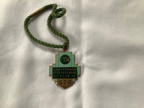 Horse racing members enamel - horse,