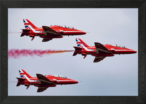 The red arrows framed wall - the,