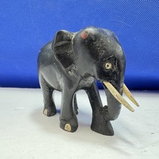 Elephant Figure Vintage Ebony