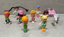 Vintage Polly Pocket Ten Assorted Figures.