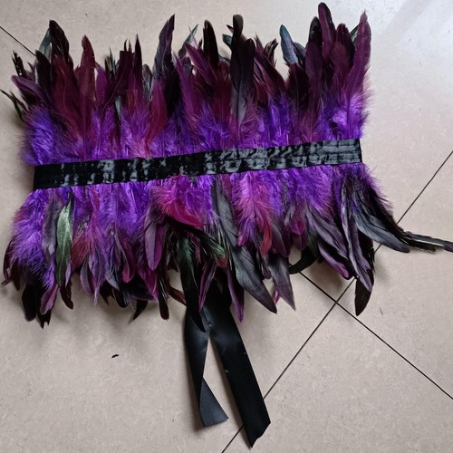 Faux feather shrug - faux, shawl