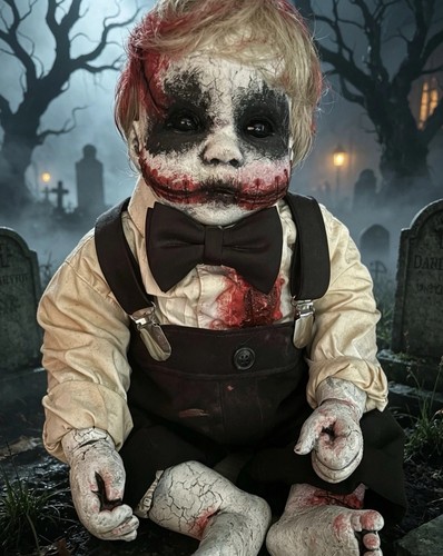 Ooak gothic horror doll - ooak,