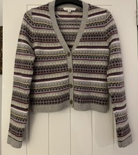 Seasalt Knit Cardigan, Striped
