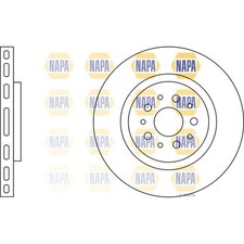2x Brake Discs Vented For Fiat