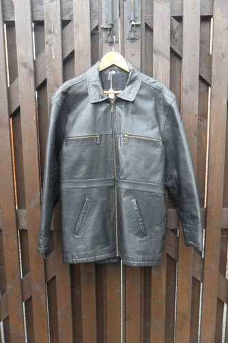 Mens genuine leather jacket - , in