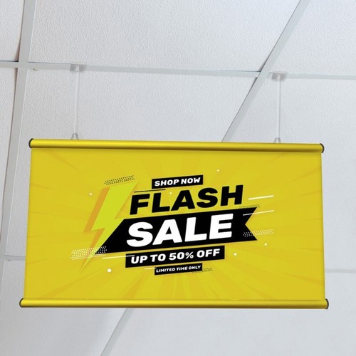 Gold aluminium poster - gold,