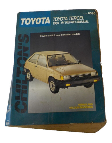 Chilton toyota tercel - chilton,