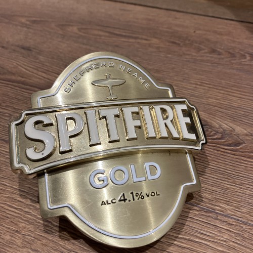 Spitfire gold metal pump clip - spitfire,