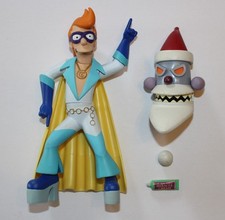 Captain Yesterday Fry & Robot Santa Build-A-Bot Part Toynami Futurama Figure