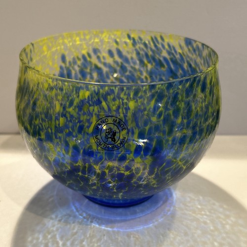 Vintage art glass - vintage, yellow