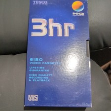 Tesco VHS 3 Hour Video Cassette - E180