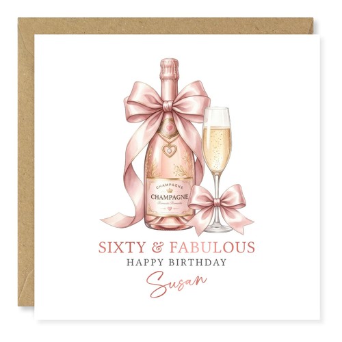 Personalised 60th birthday - 60th,