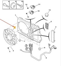 PEUGEOT 406 Engine Motor Fan