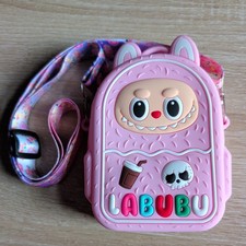 Monster Kids Crossover Bag Pink School Bag Adjustable Strap