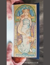 VANISHING Fore edge Painting.. Romantic  Belle Epoque beauty