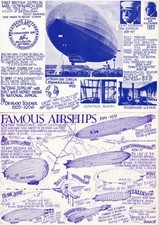 2 x FAGA Airship Postcards -
