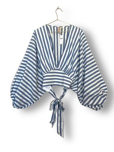 Anthropologie neck wrap top - v,