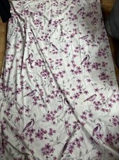 Asda George floral bird pink purple white single duvet and pillow cover set