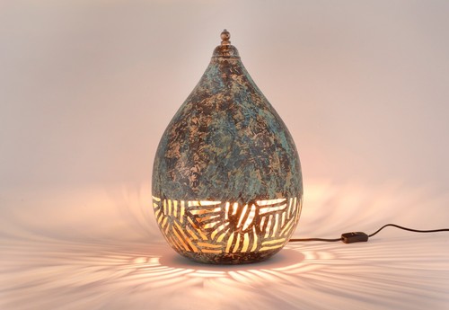 Green patina moroccan - green,