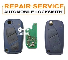 Repair Service for Fiat Bravo Stilo Idea Punto Grande Ducato 3 button remote key
