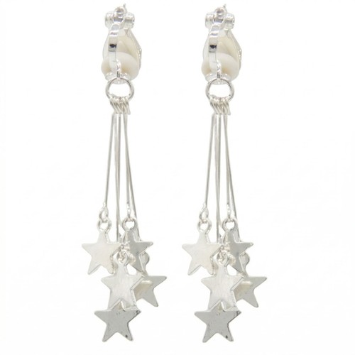 Clip earrings ear crystal - clip,