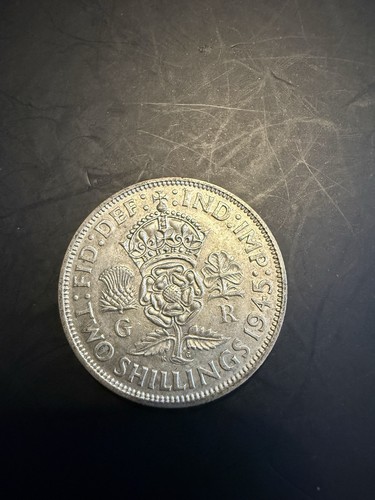 1945 two shillings 500 - shillings, 0.500