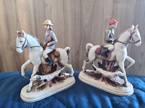 Pair capodimonte horse and - capodimonte,