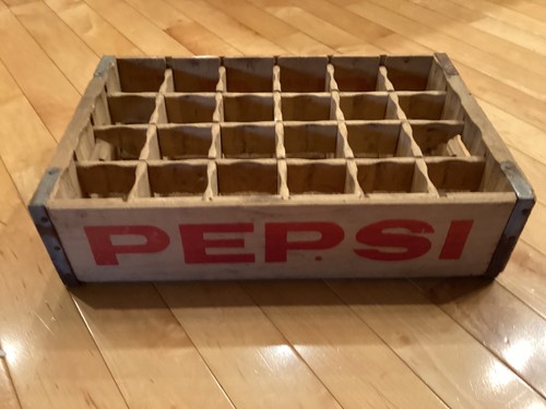 Vintage pepsi wooden soda - vintage,