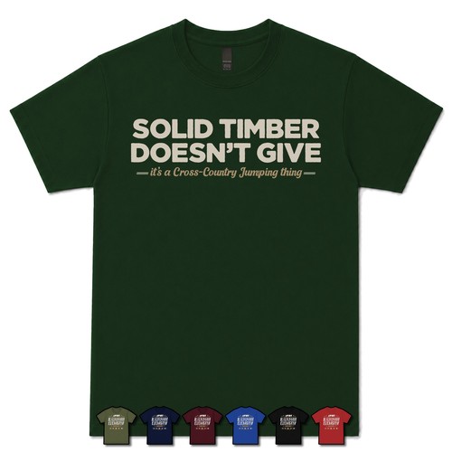Solid timber doesn give - doesn't,