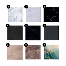 24X Marble Tile Stickers Wall Sticker Self-Adhesive Stick On Kitchen Bathroom