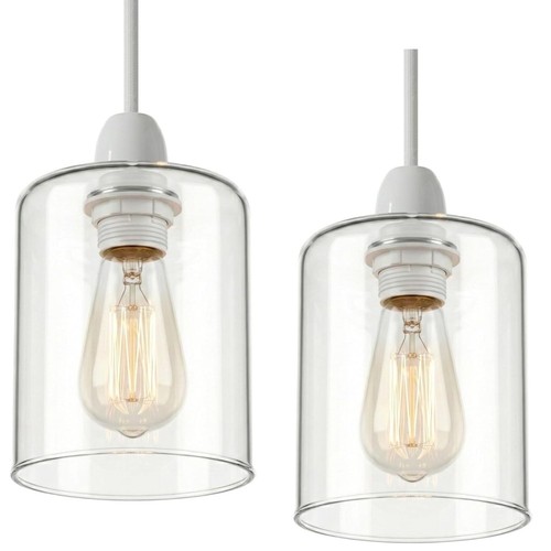 Pack clear glass - 2, cylinder