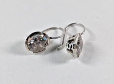 Thomas Sabo Drop Earrings with CZ Stones T & S Design Around Stones