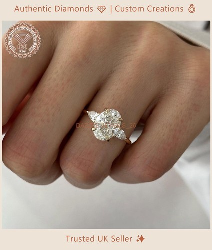 Oval lab grown diamond - lab,