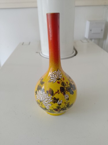 Antique japanese satsuma vase - antique,