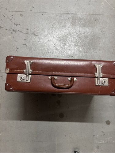 Vintage brown hard - brown, shell