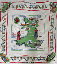 Welsh Wales Vintage Tea Towel
